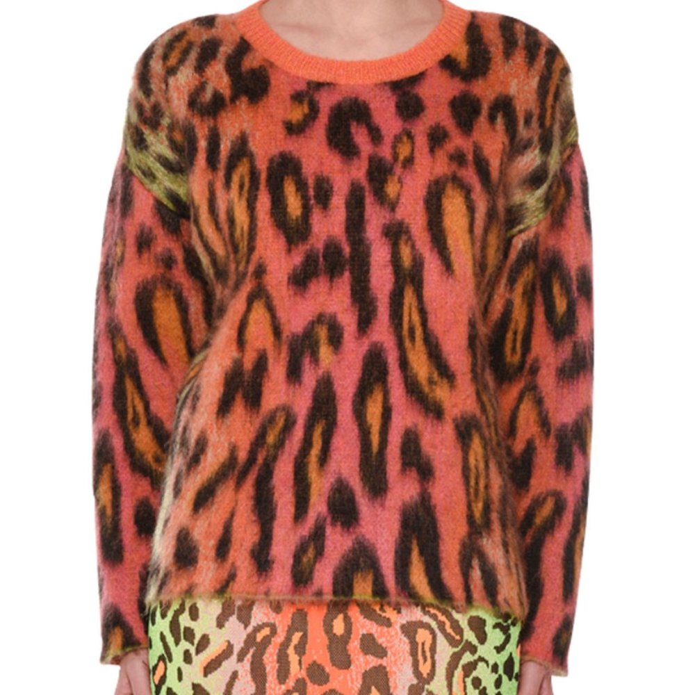 *SOLD* Stella McCartney Leopard Print  Sweater
